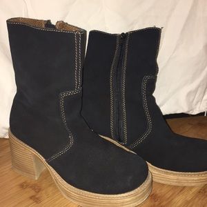 Black Suede Boots